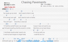 阿黛尔《Chasing Pavements》吉他谱_吉他弹唱谱_和弦谱