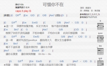 戴爱玲《可惜你不在》吉他谱_G调吉他弹唱谱_和弦谱
