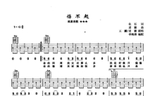 王麟/老猫《伤不起》吉他谱_G调吉他弹唱谱