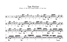 Tom Potter《Tom Potter》鼓谱_架子鼓谱