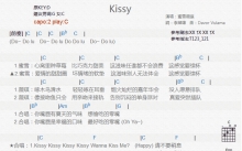 蜜雪薇琪《Kissy》吉他谱_C调吉他弹唱谱_和弦谱