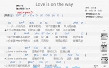 纪文惠《Love is one the way》吉他谱_G调吉他弹唱谱_和弦谱