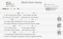 Fifth Harmony《Work From Home》吉他谱_G调吉他弹唱谱_和弦谱