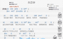 林宇中《失恋学》吉他谱_G调吉他弹唱谱_和弦谱