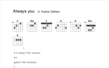 《always you》吉他谱_吉他弹唱谱_和弦谱