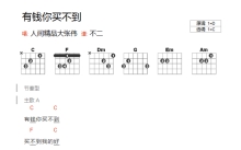 大张伟《有钱你买不到》吉他谱_C调吉他弹唱谱_和弦谱