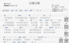 林芯仪《以后以后》吉他谱_C调吉他弹唱谱_和弦谱