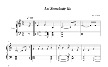 Coldplay/ Selena Gomez《Let Somebody Go》钢琴谱