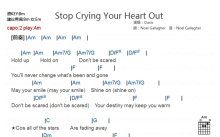 Oasis《Stop Crying Your Heart Out》吉他谱_C调吉他弹唱谱_和弦谱