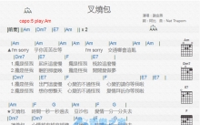 谢金燕《叉烧包》吉他谱_A调吉他弹唱谱_和弦谱