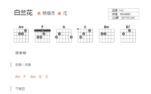 林俊杰《白兰花》吉他谱_C调吉他弹唱谱_和弦谱