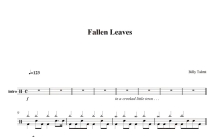 Billy Talent《Fallen leaves》鼓谱_架子鼓谱