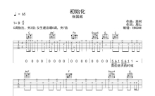 张国政《初始化》吉他谱_C调吉他弹唱谱