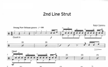 2nd Line Strut《2nd Line Strut》鼓谱_架子鼓谱