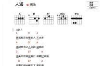 燕池《人海》吉他谱_吉他弹唱谱_和弦谱