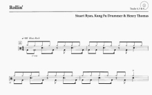英皇Rock School《2 Rollin'》鼓谱_架子鼓谱