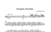 四级曲目《The spark the flame》鼓谱_架子鼓谱