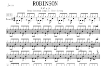 スピッツ-《Robinson》鼓谱_架子鼓谱