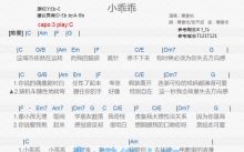 蔡旻佑《小乖乖》吉他谱_C调吉他弹唱谱_和弦谱