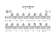 阳一《分手才得永恒》吉他谱_C调吉他弹唱谱