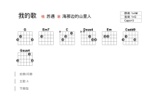 苏遇《我的歌》吉他谱_G调吉他弹唱谱_和弦谱