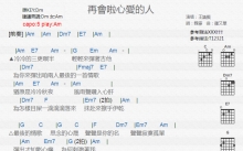 王识贤《再会啦心爱的人》吉他谱_C调吉他弹唱谱_和弦谱