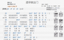 陈建玮《透早就出门》吉他谱_G调吉他弹唱谱_和弦谱