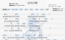 正月十五《全民共舞》吉他谱_吉他弹唱谱_和弦谱