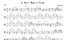 鼎尚音乐《It Don't Mean A Thing 鼎尚音乐》鼓谱_架子鼓谱