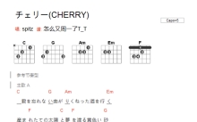 Spitz《CHERRY》吉他谱_C调吉他弹唱谱_和弦谱