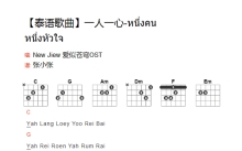 NewJiew《一人一心》吉他谱_C调吉他弹唱谱_和弦谱