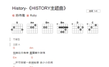 陈伟儒《History》吉他谱_G调吉他弹唱谱_和弦谱