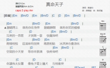 戴爱玲《真命天子》吉他谱_C调吉他弹唱谱_和弦谱