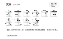 A-Lin《荒唐》吉他谱_D调吉他弹唱谱_和弦谱