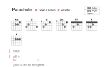 Sean Lennon《Parachute》吉他谱_F调吉他弹唱谱_和弦谱