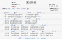 关诗敏《魔法爱情》吉他谱_G调吉他弹唱谱_和弦谱