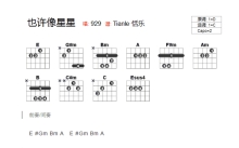 929《也许像星星》吉他谱_C调吉他弹唱谱_和弦谱