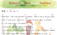 圣诞歌曲《红鼻子驯鹿鲁道夫》_尤克里里谱