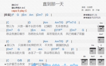 刘惜君《直到那一天》吉他谱_C调吉他弹唱谱_和弦谱