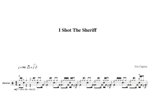Eric Clapton《I shot the sheriff》鼓谱_架子鼓谱