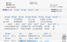 黄小琥《没什么》吉他谱_C调吉他弹唱谱_和弦谱