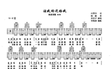 章艺子《该我的还给我》吉他谱_C调吉他弹唱谱