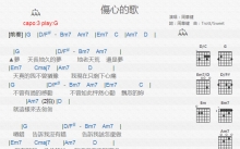 周华健《伤心的歌》吉他谱_G调吉他弹唱谱_和弦谱