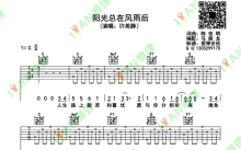 许美静《阳光总在风雨后》吉他谱_吉他弹唱谱