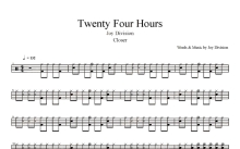 Joy Division《Twenty Four Hours》鼓谱_架子鼓谱