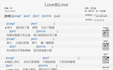 郭采洁《Love&Love》吉他谱_C调吉他弹唱谱_和弦谱