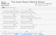 《The Heart Wants What It Wants》吉他谱_G调吉他弹唱谱_和弦谱